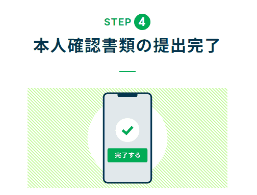 レイクの本人確認ステップ4の画像